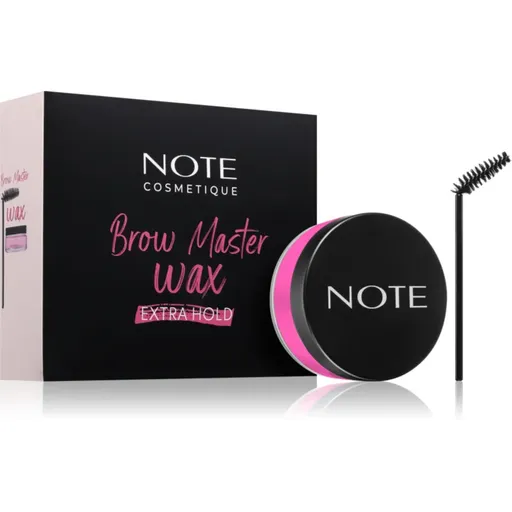 Note Cosmetique Brow Master Wax fixační vosk na obočí s kartáčkem 50 ml