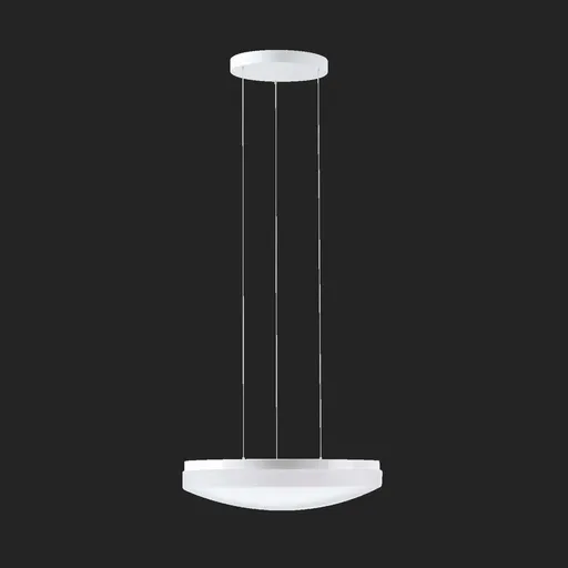 OSMONT SAG68251 SAGITA LE2 závěsné plastové svítidlo bílá IP40 3000 K 27W LED DALI