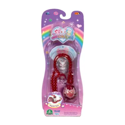 JewelPet Náhrdelník s magickým medailonem - Garnet - liška