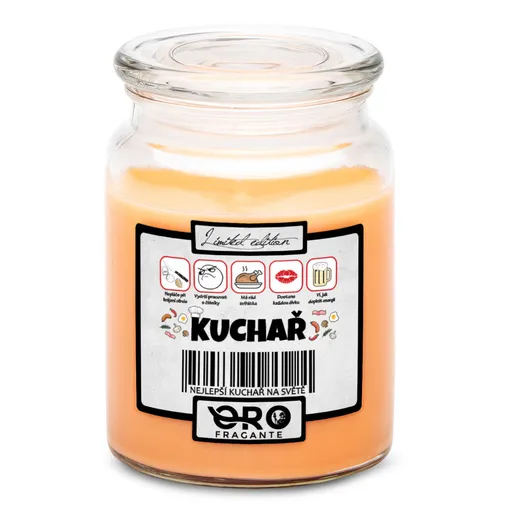 Svíčka Kuchař 100% (Vůně svíčky: Tropické ovoce)