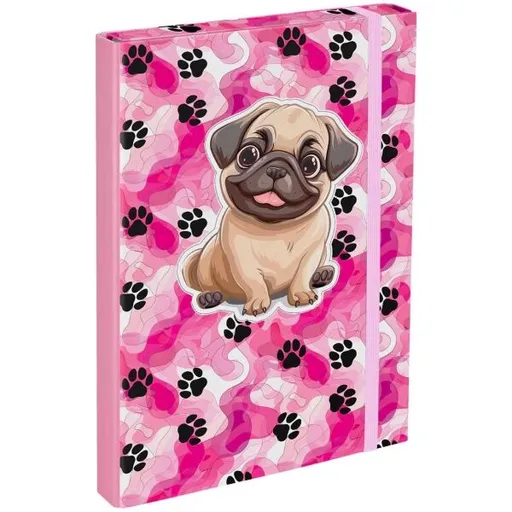 BAAGL TLAPKY Desky na školní sešity A4, růžová, velikost