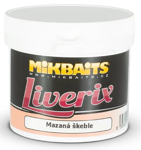 Mikbaits obalovací těsto liverix mazaná škeble 200 g