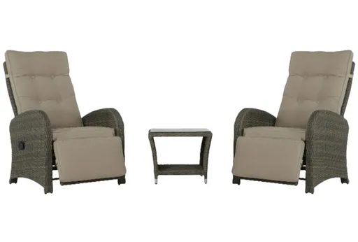 Zahradní balkónová souprava 3 ks Dekorhome