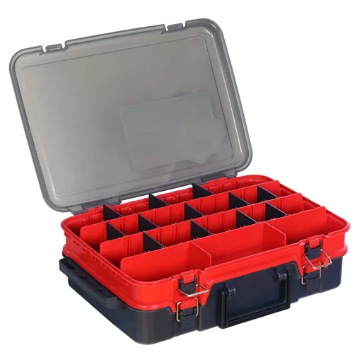 Hell-Cat Kufřík plastový TB Double Layer ( Red-Grey ),Hell-Cat Kufřík plastový TB Double Layer ( Red-Grey )