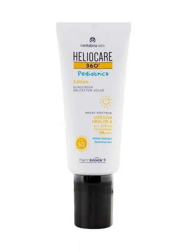 Heliocare Dětské opalovací mléko SPF 50 360° (Sun Lotion) 200 ml