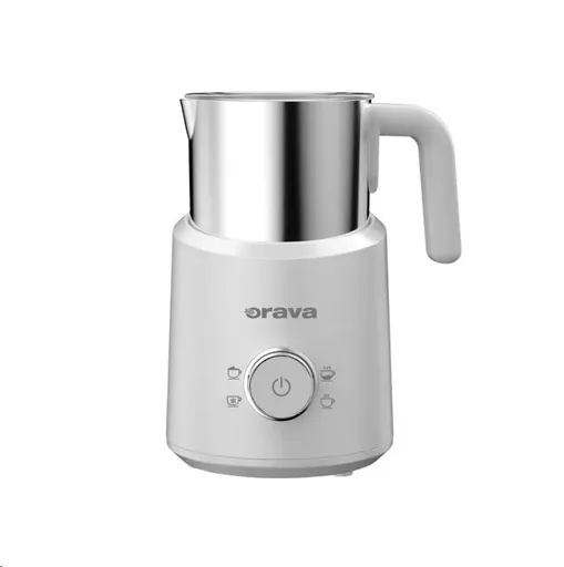 Orava elektrický zpěňovač mléka, 500 W, 4 volitelné programy, 350 ml, bílá