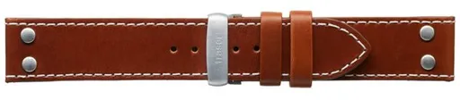 Traser řemen kožený pro Aviator - hnědý (30) - 22 mm