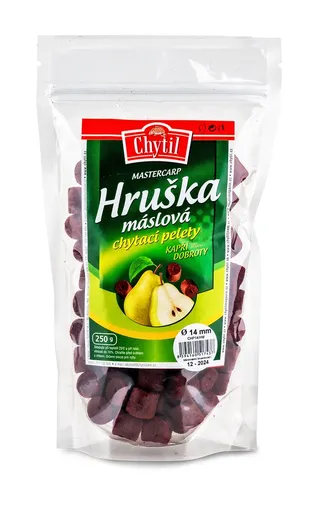 Chytil Chytací pelety s dírou 250g - Máslová hruška 20mm,Chytil Chytací pelety s dírou 250g - Máslová hruška 20mm