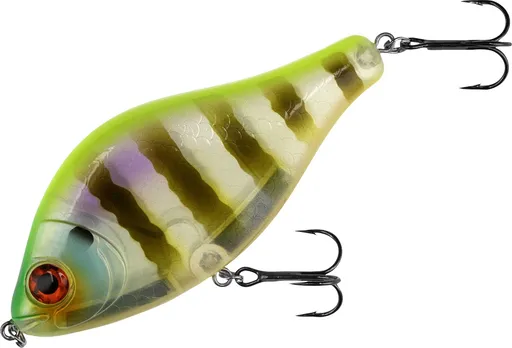 Mikado wobler mft jerk sinking chartreuse bluegill - 7 cm 19 g