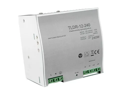 T-LED LED zdroj na DIN lištu 12V 240W 05406