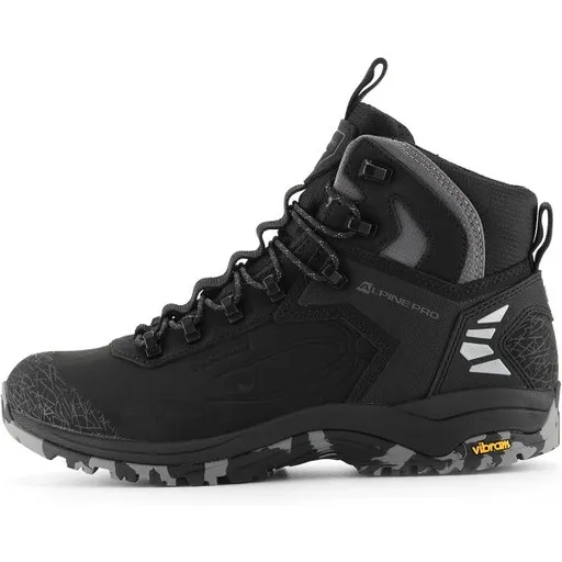 ALPINE PRO SPIDERE MID Unisex turistická obuv, černá, velikost