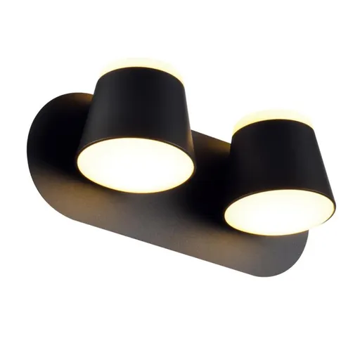 ACA Lighting nástěnné svítidlo LUCIDO LED 16W 3000K 1280lm černý kov 27x12x11cm V83LEDW27BK