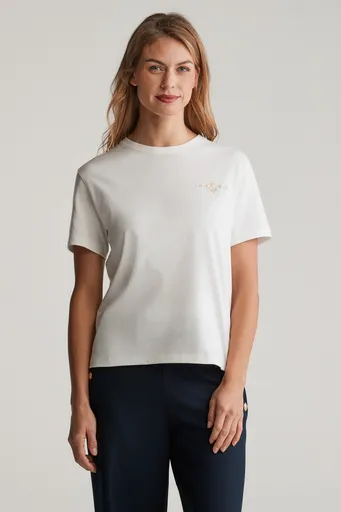 TRIČKO GANT ANCHOR SS T-SHIRT EGGSHELL