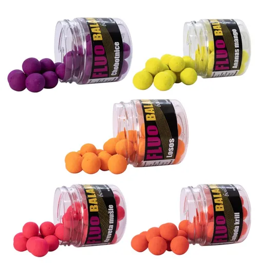 Carp Inferno Balanced Boilie Fluo 150ml 16mm - Ananas/Mango,Carp Inferno Balanced Boilie Fluo 150ml 16mm - Ananas/Mango