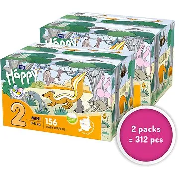 BELLA Baby Happy Mini Box vel. 2 (2× 156 ks) (PLN177s2)