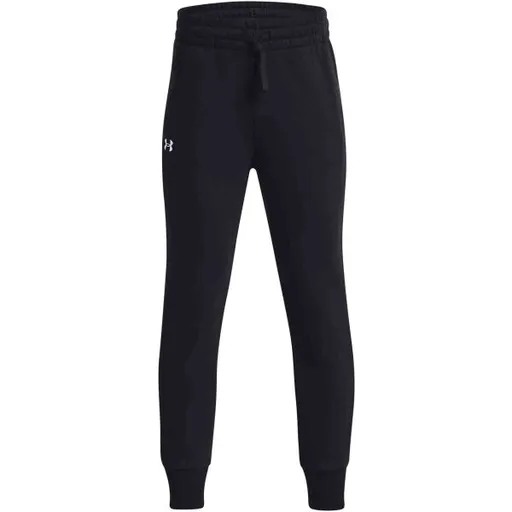 Under Armour RIVAL FLEECE JOGGERS Dívčí tepláky, černá, velikost XS