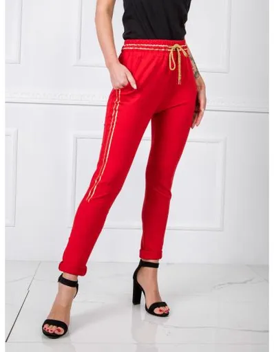 Dámské tepláky SHIRLEY červené