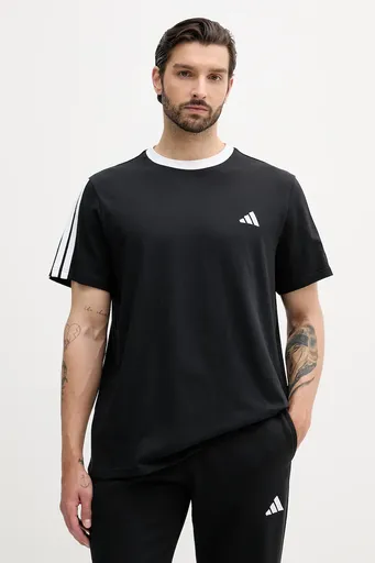 Bavlněné tričko adidas Essentials 3-stripes