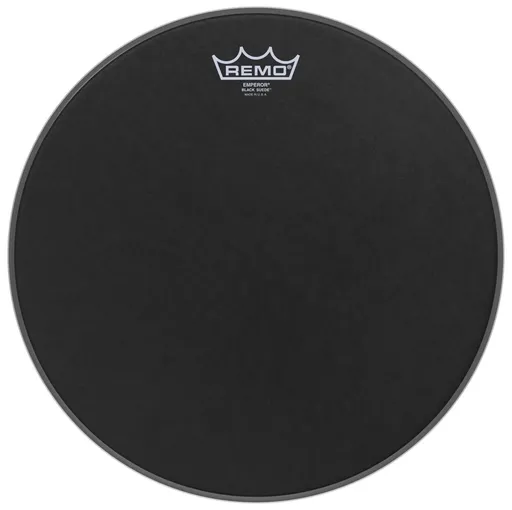 Remo 14" Emperor Black Suede