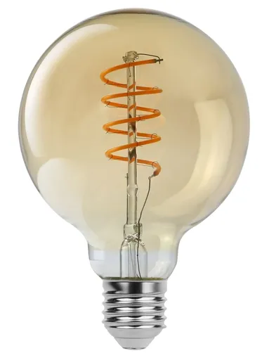 Rabalux LED žárovka Filament jantar G95 4W E27 79152