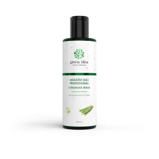 Citronová tráva masážní olej 200 ml - Green idea
