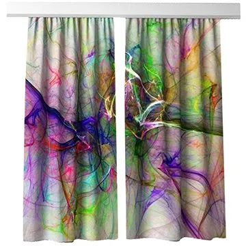 MyBestHome 3D dekorační závěs 306V ABSTRAKT 2x160x250 cm set 2 kusy (8596212007941)