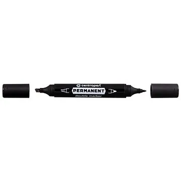 Centropen značkovač pernament Double Marker 1666 černý (313515)