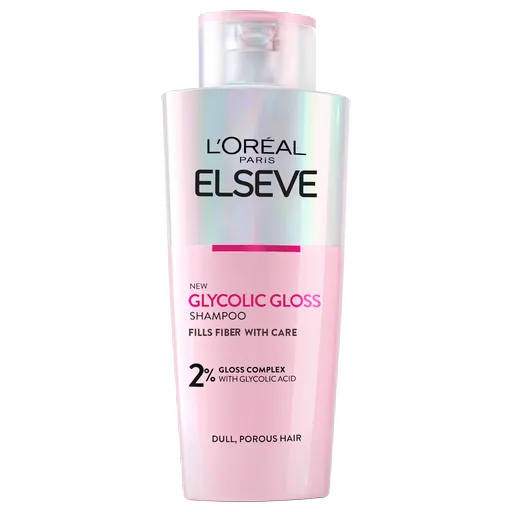 L'Oréal Paris Šampon s kyselinou glykolovou Elseve Glycolic Gloss (Shampoo) 200 ml