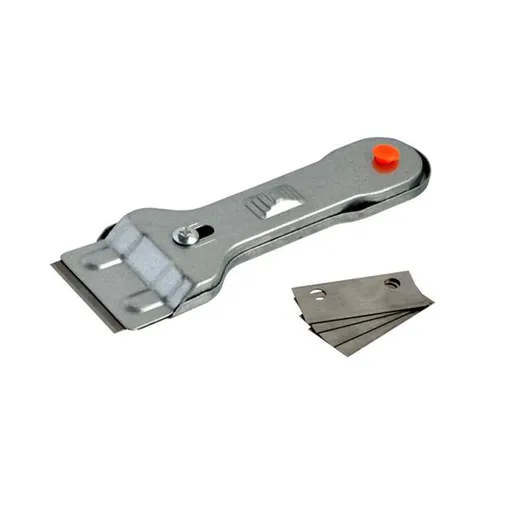 Škrabka na sklokeramickou desku TORO s náhradními čepelemi