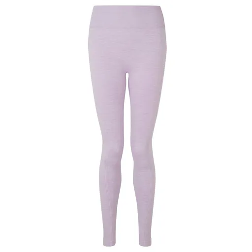 TriDri® Dámské bezešvé legíny 3D Fit - Fialový melír | L