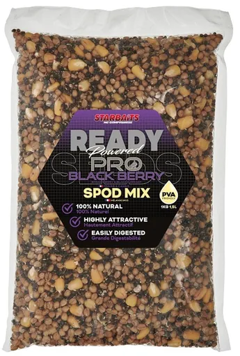 Starbaits Směs partiklů Spod Mix Ready Seeds Pro 1kg - Blackberry,Starbaits Směs partiklů Spod Mix Ready Seeds Pro 1kg - Blackberry