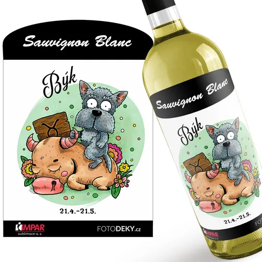 Víno Psí znamení – býk (Druh Vína: Bílé víno)