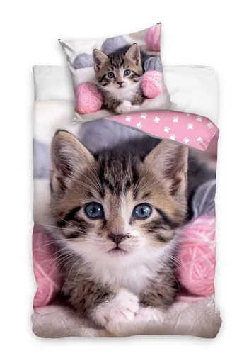 Povlečení Koťátko s klubíčky