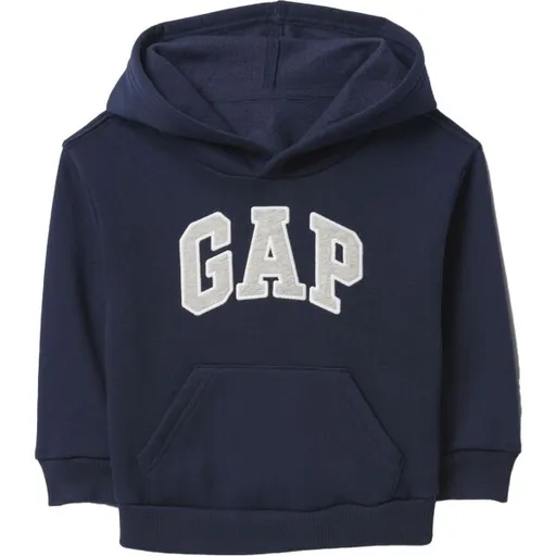 GAP V-FRCH LOGO Chlapecká mikina, tmavě modrá, velikost 5Y