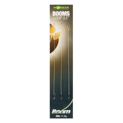 Korda Návazec Ready Tied Boom Loop 25lb 3ks - 14cm,Korda Návazec Ready Tied Boom Loop 25lb 3ks - 14cm