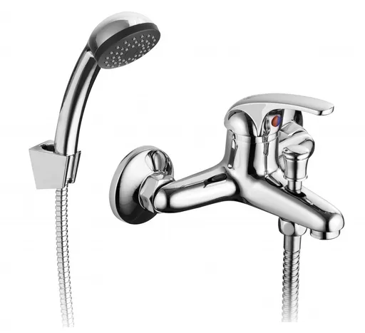 KFA SOTALIA nástěnná vanová baterie se sprchovou soupravou, chrom 5514-530-00