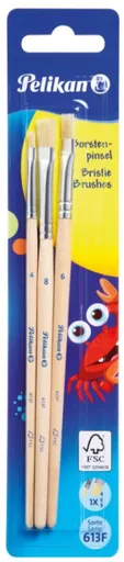 Pelikan Sada štětců 3ks 613F 4,6,8