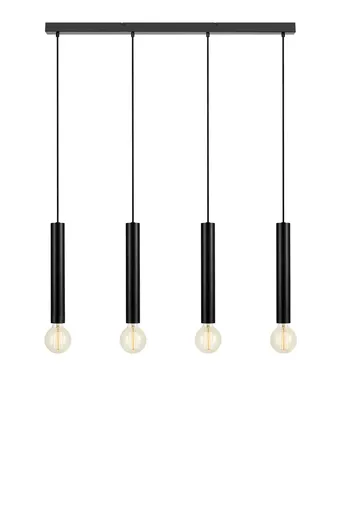 Markslöjd Sencillo závěsné svítidlo černé 4 lampy