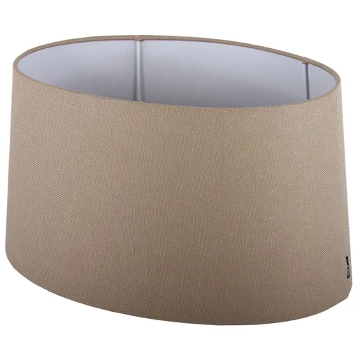 Béžové stínidlo ovál Ambienta natural - 20*14*12cm / E27 Collectione