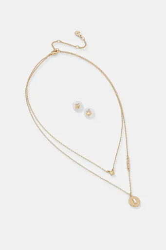 Náušnice a náhrdelník Dkny