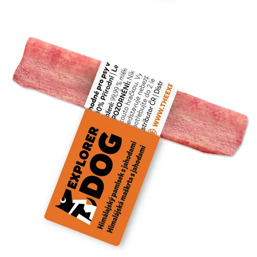 EXPLORER DOG Himalájský pamlsek s jahodami S