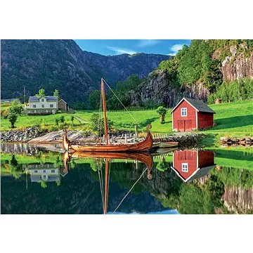 Educa Puzzle Vikingská loď 1500 dílků (8412668180062)