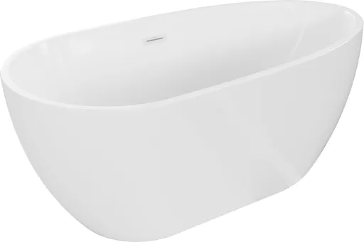 MEXEN/S Eos volně stojící vana 170 x 75, bílá, sifon a přepad bílá 52471707500-20