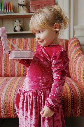 Dívčí šaty Konges Sløjd CARLITO DRESS GRS