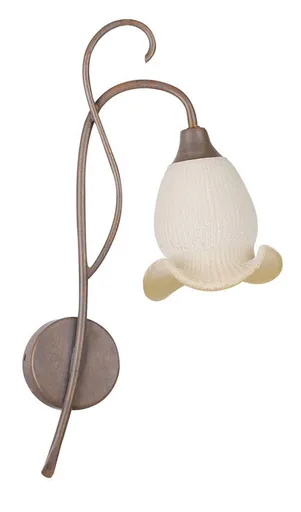 Patinovaná nástěnná lampa Renesanční nástěnná lampa