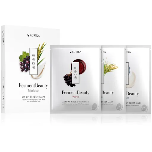 KORIKA Sada plátýnkových masek FermentBeauty Mask Set