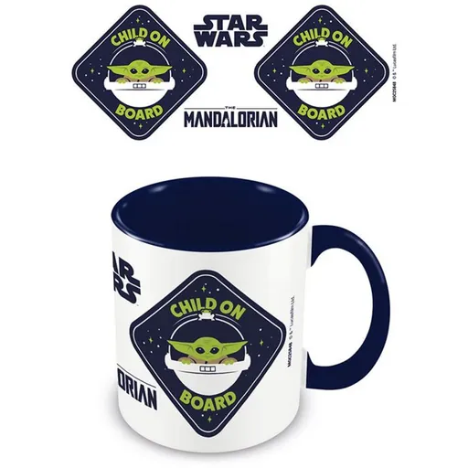 Hrnek barevný Mandalorian Child on board 315 ml