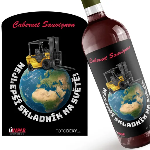 Víno Nejlepší skladník – ještěrka (Druh Vína: Červené víno)