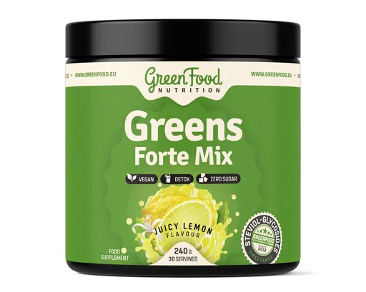 GreenFood Nutrition Greens Forte Mix juicy lemon 240 g