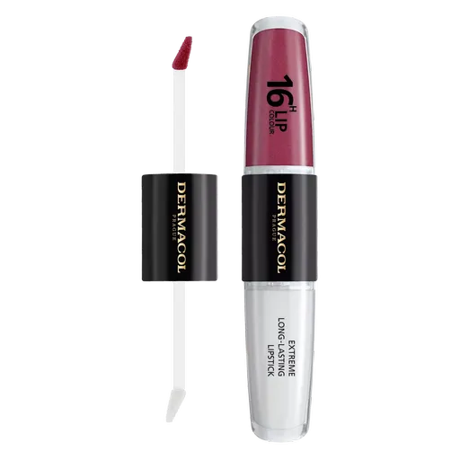 Dermacol Dlouhotrvající dvoufázová barva na rty a lesk 16H Lip Colour (Extreme Long-Lasting Lipstick) 4 + 4 ml 22